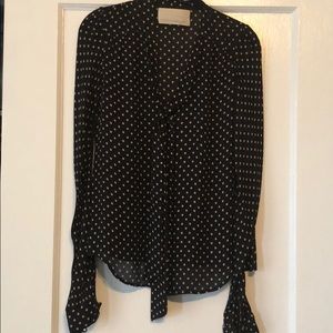Rebecca Minkoff silk button up shirt